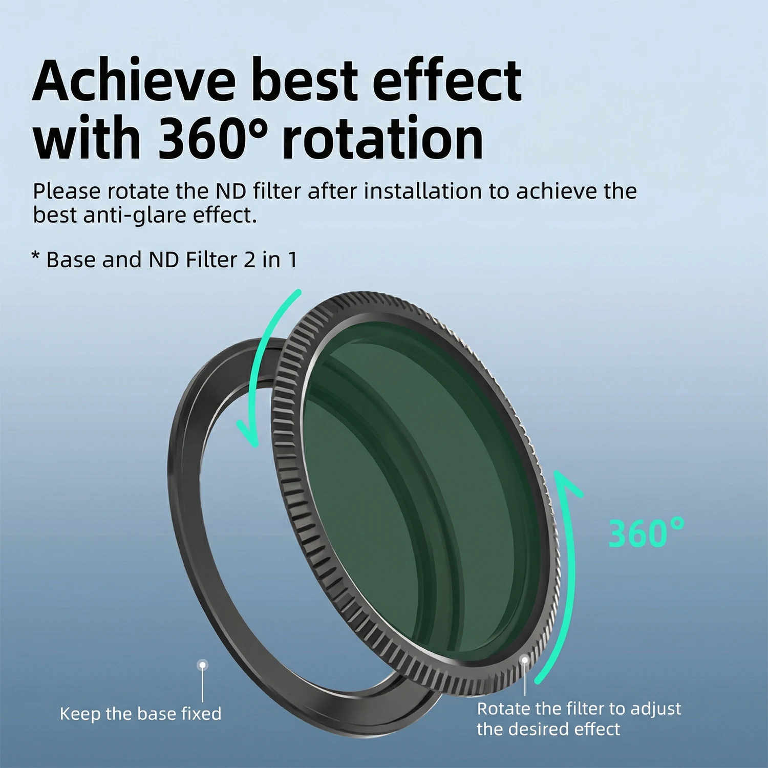 Image 7: Polariseur circulaire anti-reflet pour caméra embarquée Vantrue, compatible avec N4 Pro(S), N5(S), N4S, S1 Pro(MAX), N2X, E2, E1 Lite