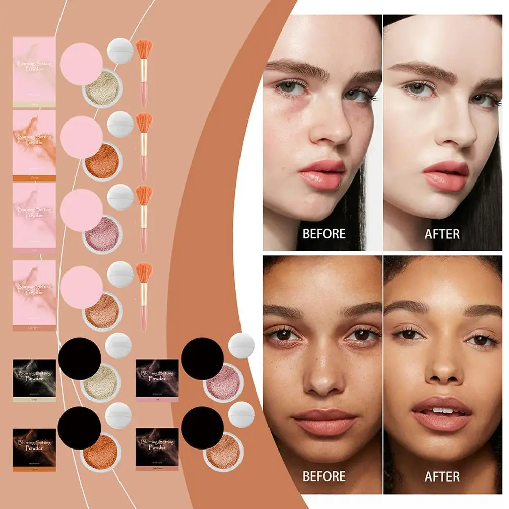 

8 Color Matte Face Pressed Powder 24 Hours Oil Control Coverage Foundation Powder Natural Lasting Full Waterproof Makeup Se H3V9