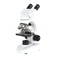 LED Lab Compound Microscope with Wide-Field 10X and 50X Eyepieces for Lab 6000X-20000X Biological HD Microscope Digital