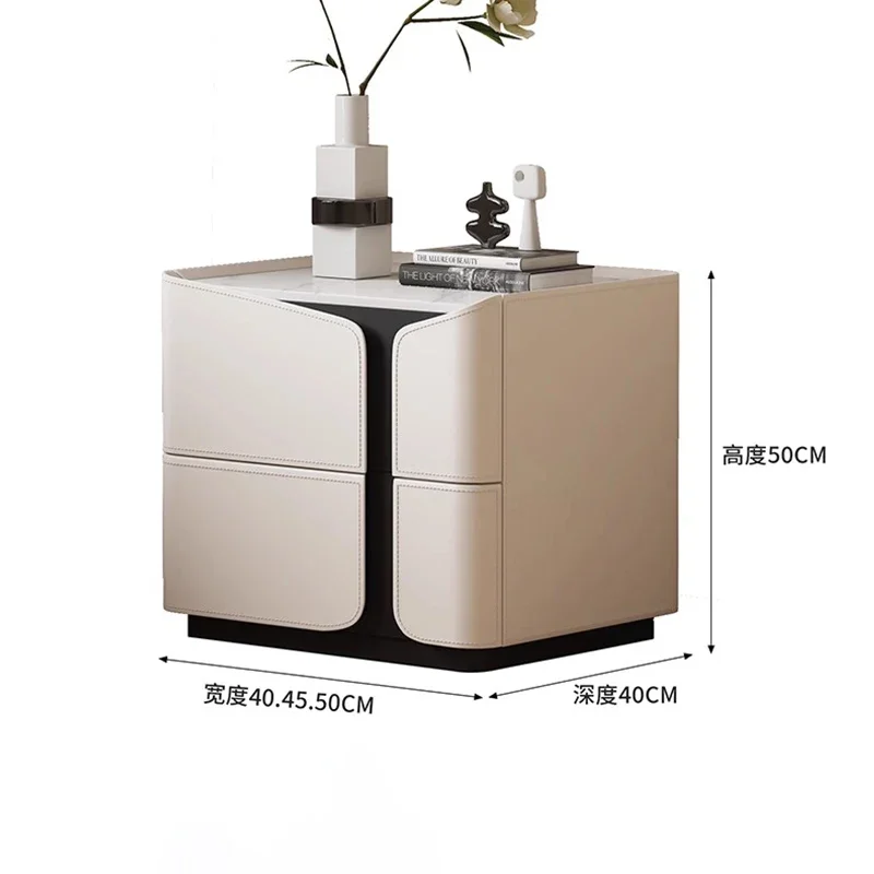 Exquisite Glamour Bedside Table Modern Trendy Simple Style Bedside Tables Luxury Mesitas De Noche Dormitorio Bedroom Furniture