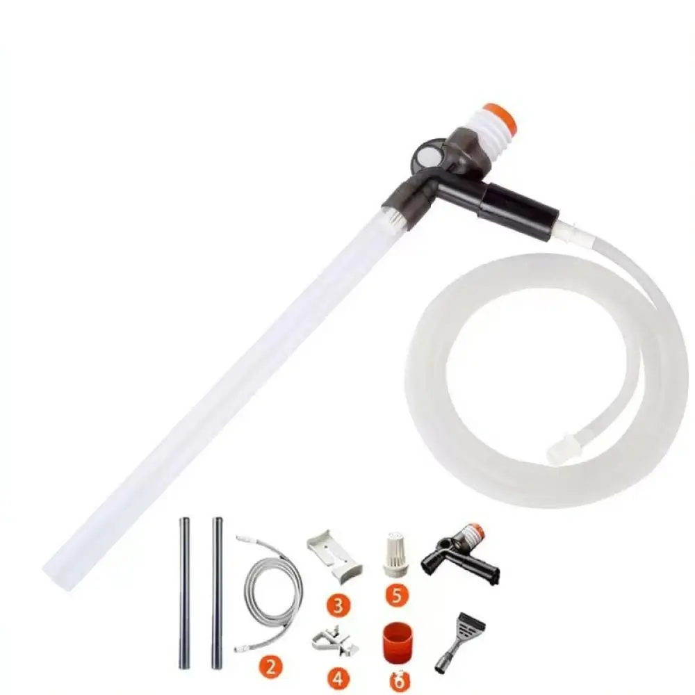 Automatic Fish Tank Siphon Vacuum Gravel Cleaner Water Changer Tool Aquarium Cleaning Device For Sand Washing Waste Removal