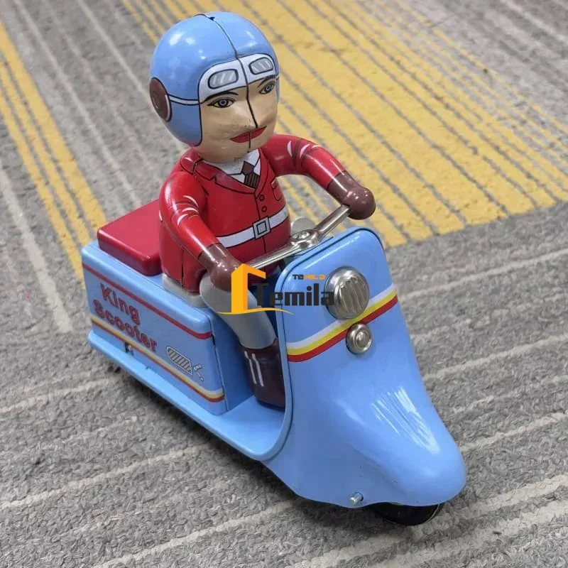 Giocattoli a carica Ornamenti creativi Giocattoli di latta Pedali Moto Temi nostalgici Ristorante Bar Regali di compleanno personalizzati