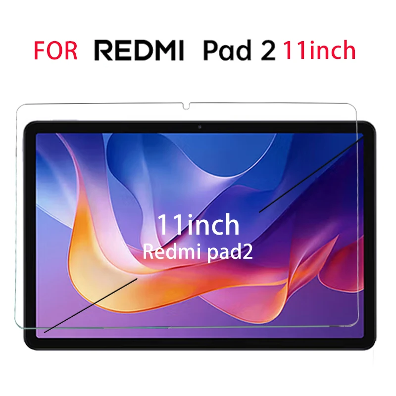 2 قطعة الزجاج المقسى ل Xiaomi Redmi Pad Pro 12.1 بوصة حامي الشاشة ل Redmi Pad2 11 بوصة HD الزجاج حامي #5