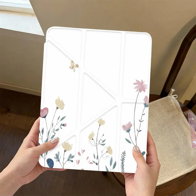 3+Y Multi-Angle Stand Cover For IPad Mini6 8.3 Air3 10.5 Pro11 iPad 10.2 7/8/9 4/5th 10.9 10th iPad A16 2025 11th Air11/13