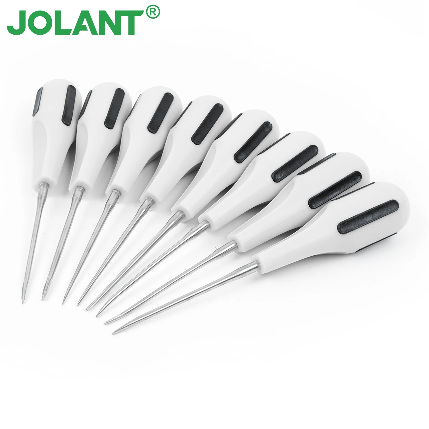 8pcs/Set JOLANT Stainless Steel Dental Luxating Lift Elevators Clareador Curved Root Dentist Dental Surgical Instrument