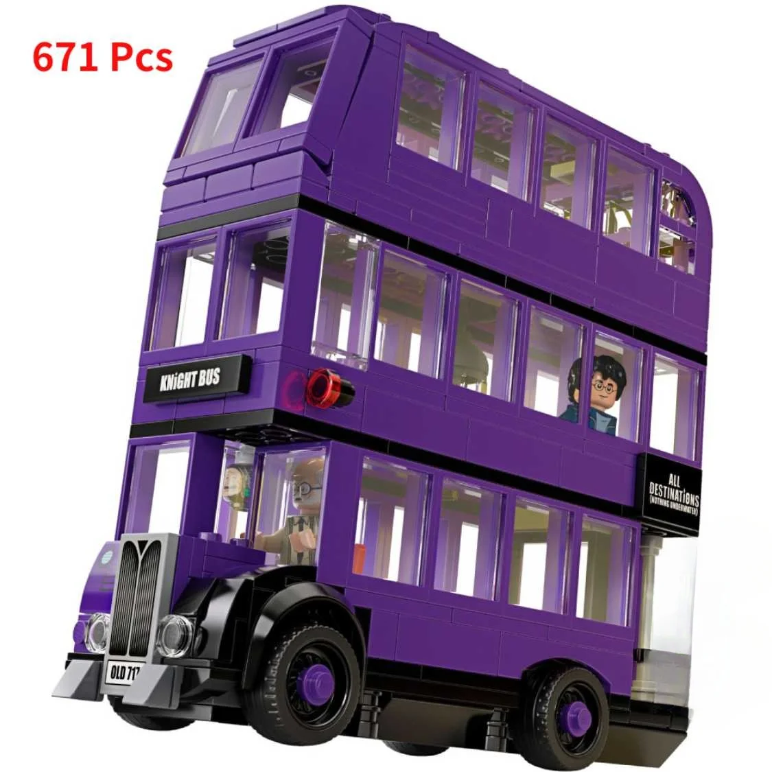 The Prisoner Knight Bus 75957 Building Blocks Kits Transportation Model Bricks Children Toys For Boys Gift，Compatible With Legos