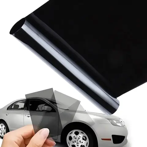 1 Roll Sun Shade Film 50cmX3m Car UV Protector Foils 1/5/15/25/35/50 Percent Black Car Window Foils Tinting Film