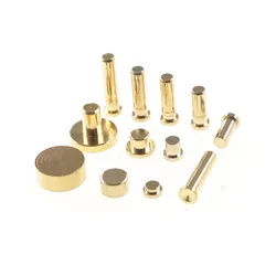 5 PCS 2.0 3.0 4.0 6.0 MM Pogo Pin Connectors High Current Copper Pillar Lathe Parts Probe Conductive Target Pad Female Terminal