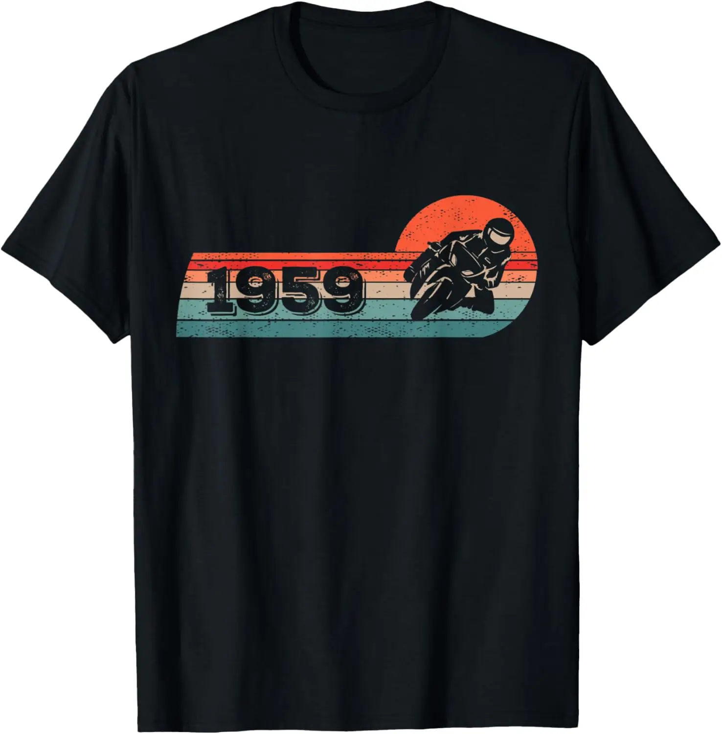 

Motorcyclists Motorbiker born 1959 Birthday Motorcycle T-Shirt Motorcycle