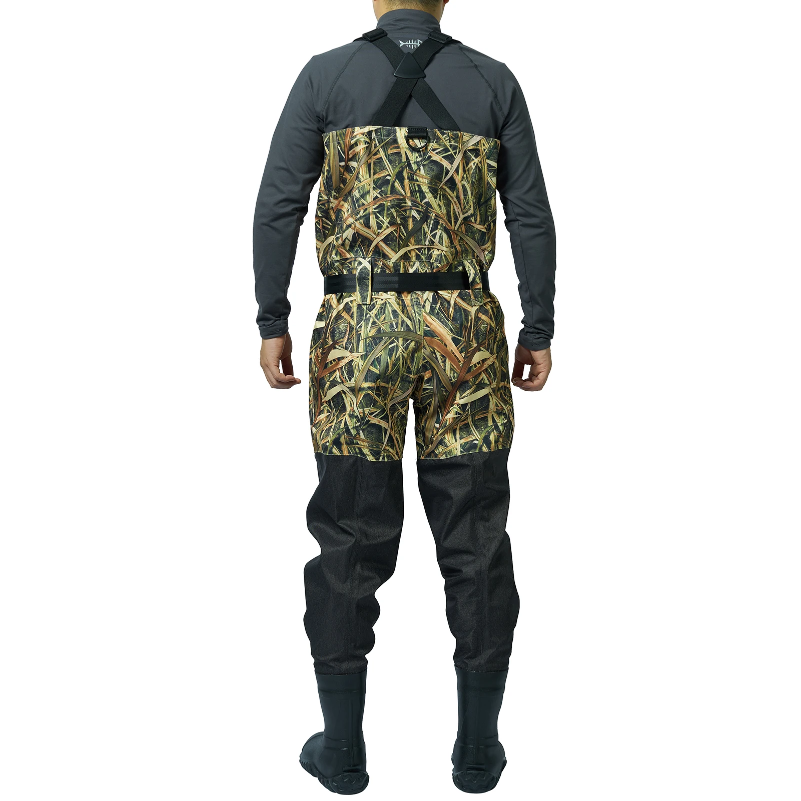 BASSDASH męskie buty damskie Foot Waders oddychające lekkie wędkarstwo polowanie mochy stroiki do drewna drukowanie długie spodnie z butem — zdjęcie 2