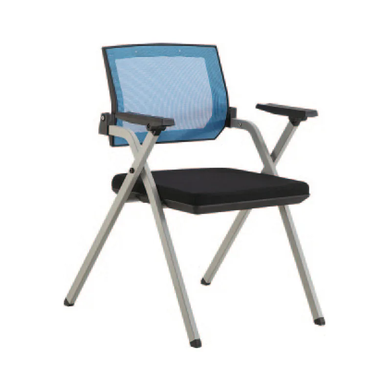 Folding training chair with table board