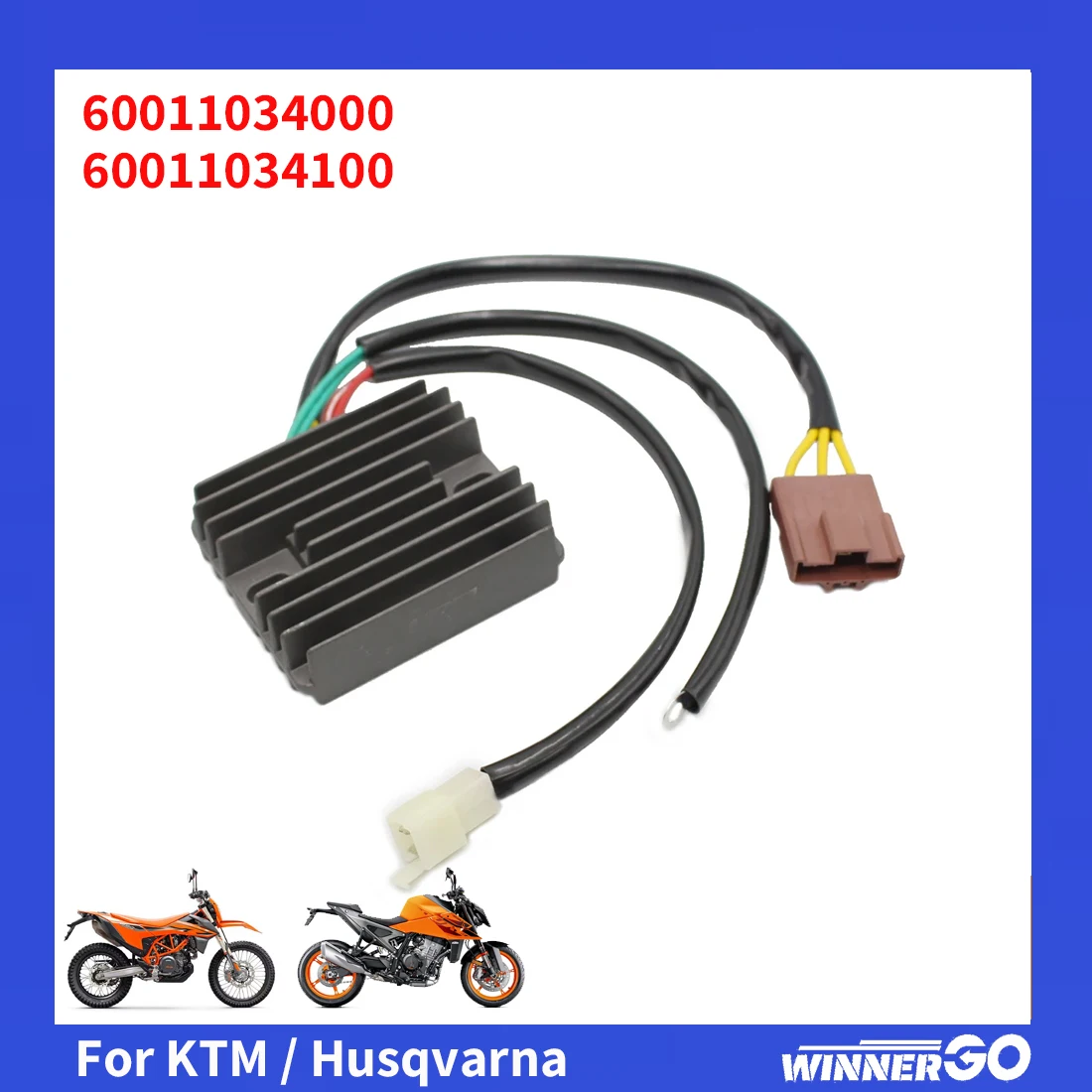 

Motorcycle Rectifier Regulator For KTM Adventure 950 990 SupermotoRC8 1190 Super 690 Duke Husqvarna 701 ENDURO 60011034100