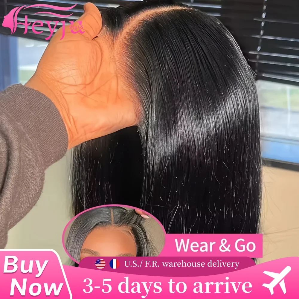 

Heyju 250 Плотность 13x4 13x6 HD Прозрачный костяной прямой парик фронта шнурка 4x4 5x5 Бесклеевой парик Человеческие волосы 100% для женщин Бразильский