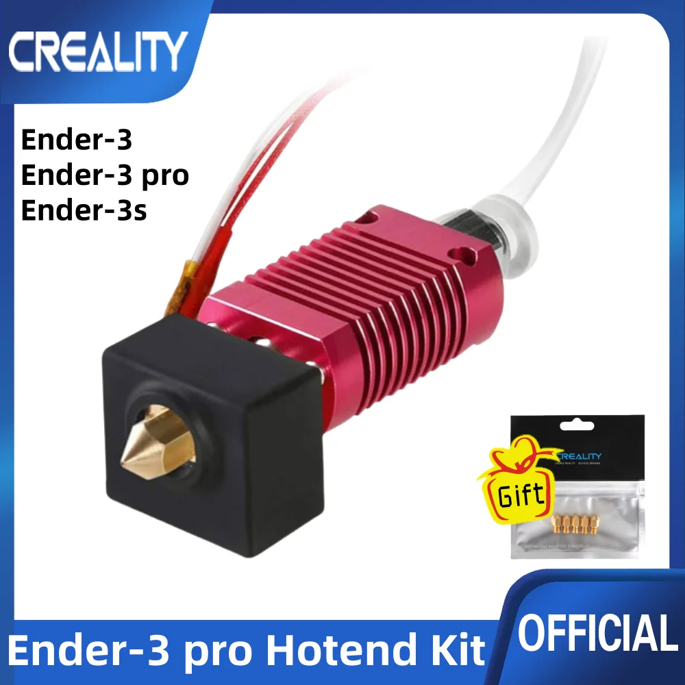 

Ender 3 Hotend, Creality, набор для 3D принтера, детали для 3D принтера с 5X 0,4 мм насадками для Ender 3 Ender-3 pro и Ender 3S