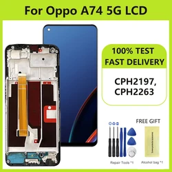 6.5'' Screen For OPPO A74 5G CPH2197 CPH2263 LCD Display Touch Screen Digitizer Assembly Replacement For OPPO A74 5G LCD