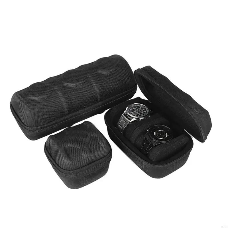 97QE Waterproof Storage Case Hard EVA Portable Travel Box Wristwatch Anti Dust Carrying Bag Unique Zippered Protective Cover