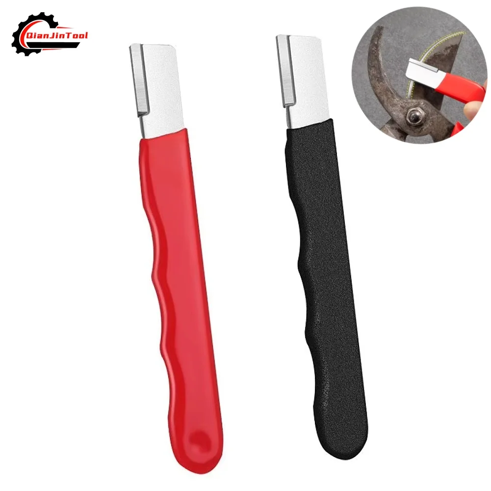 Knife Sharpener Scissors Quick Grinding Scraper Portable Metal Cutting Tool Scissor Pruner Axe Hand Sharpener Trimmer Grinder