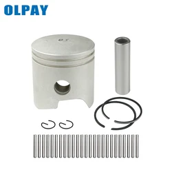 6E7-11631-00-97 Piston Kit Std With Piston Ring For Yamaha Outboard 9.9HP 15HP 682 684 63V 63W series D56mm 682-11610-01