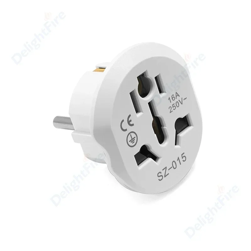 EU Plug Adapter US To EU Travel Adapter Universal France Korea Spain Electrical Socket AU UK CN To Euro Wall Socket AC Outlet