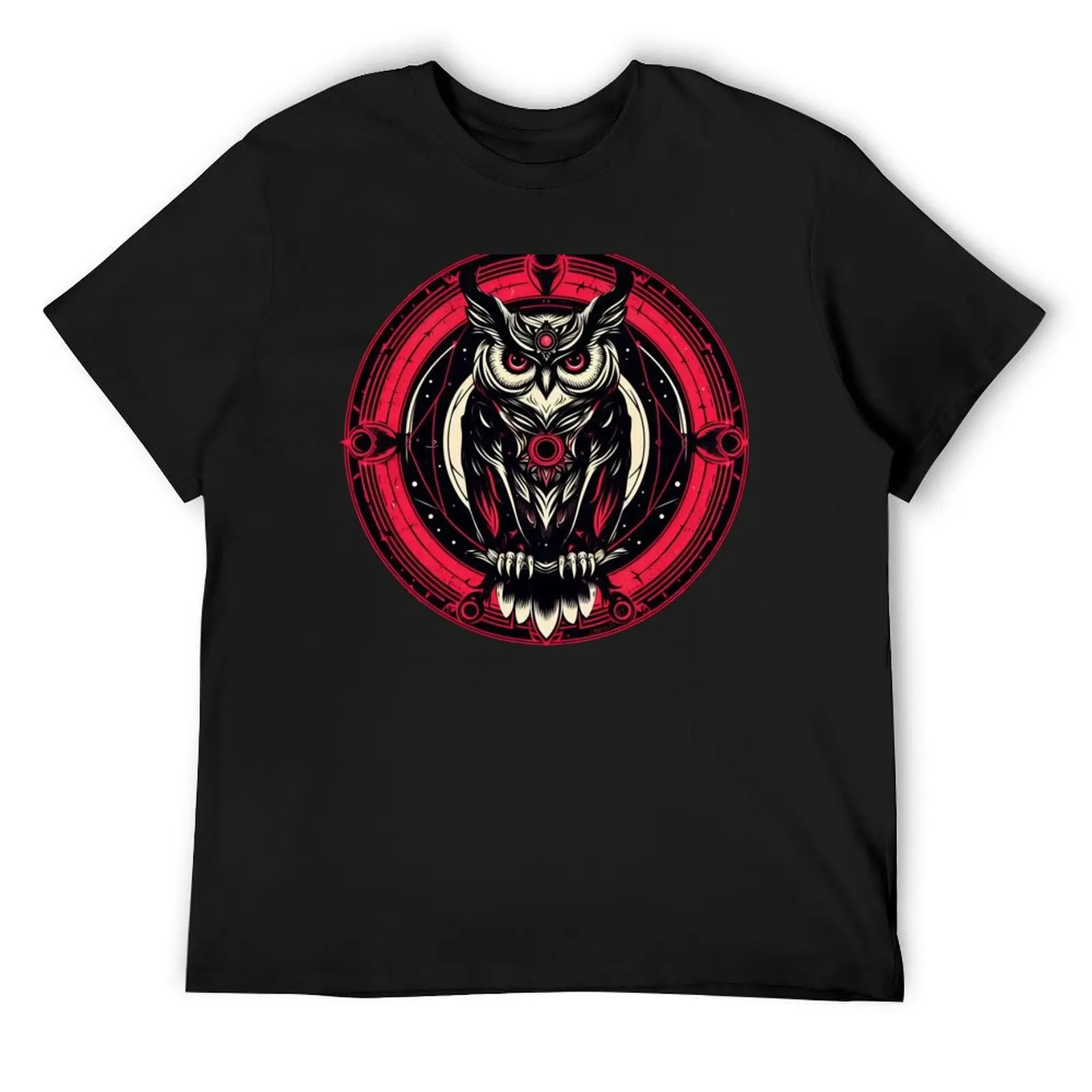 

Celestial Owl Symbol T-Shirt aesthetic clothes oversize t-shirts man Funny t-shirts Clothing cotton t shirt men