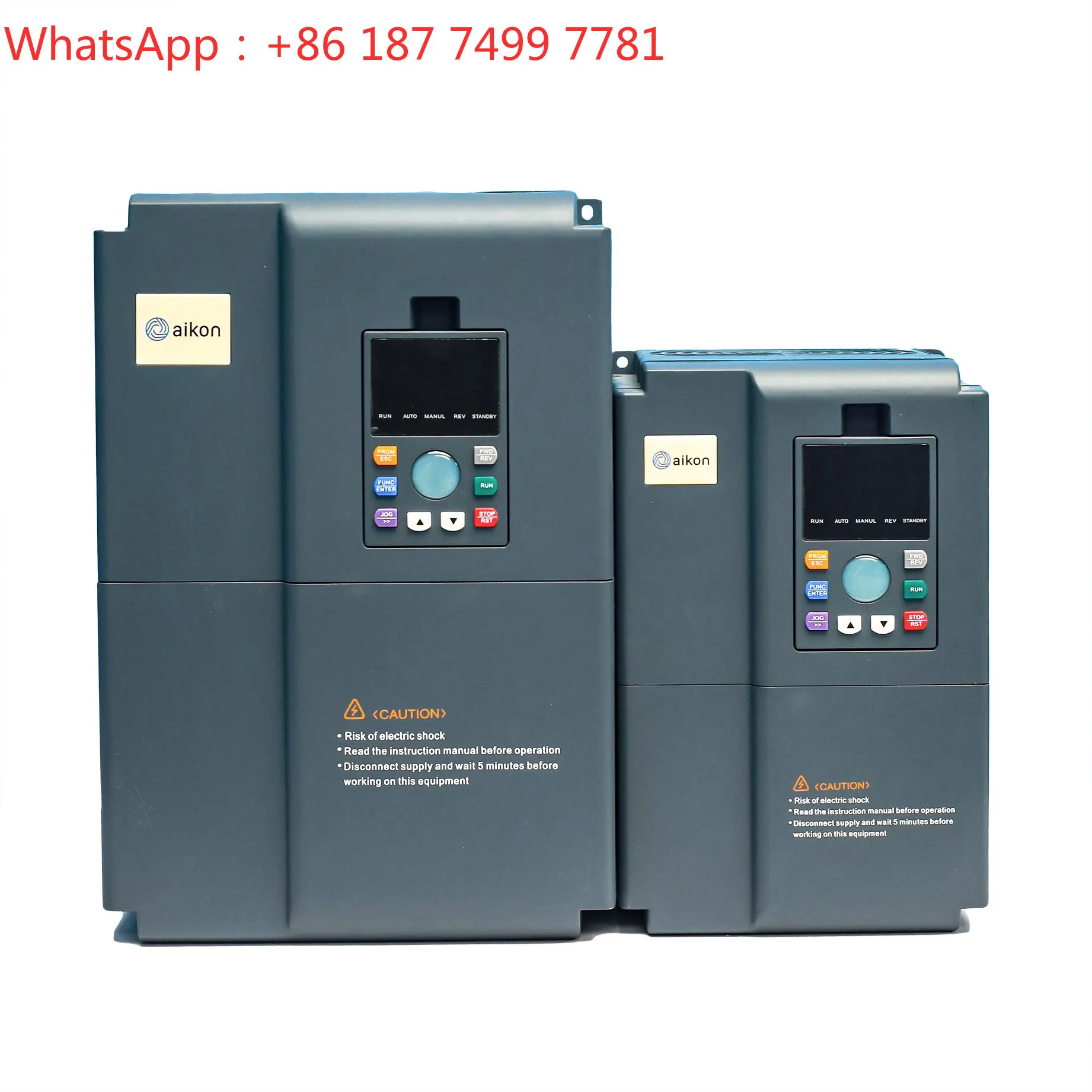 Aikon Factory Direct 22KW Motor Protection VFD Inverter with Large Radiator