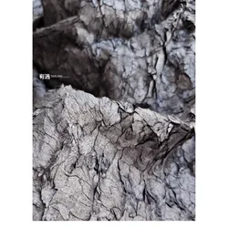 Silver Gray Crack Bronzing Fur Cloth Home Pillow Shawl Bed Cover Fashion Bag Bag DIY Fashion Designer Fabric