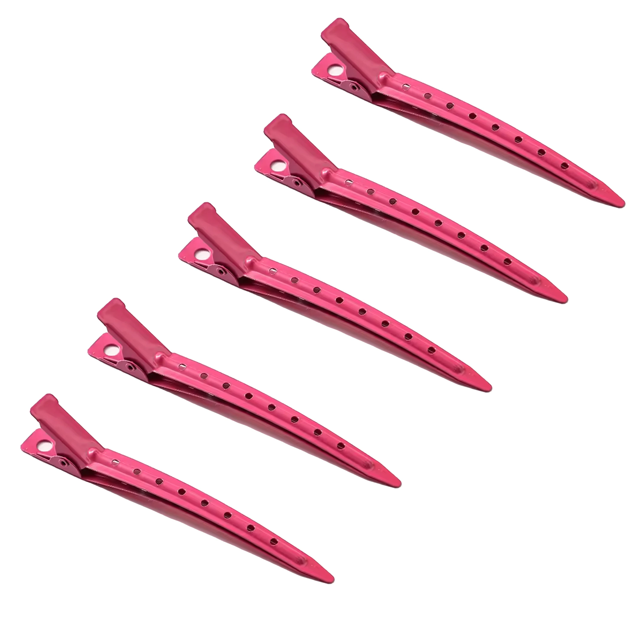 Pince à cheveux en métal à bec de canard, barrette pour cheveux bouclés, pinces de coiffure, outils de coiffure, barrette pour racines de cheveux volumineux_voghion.com