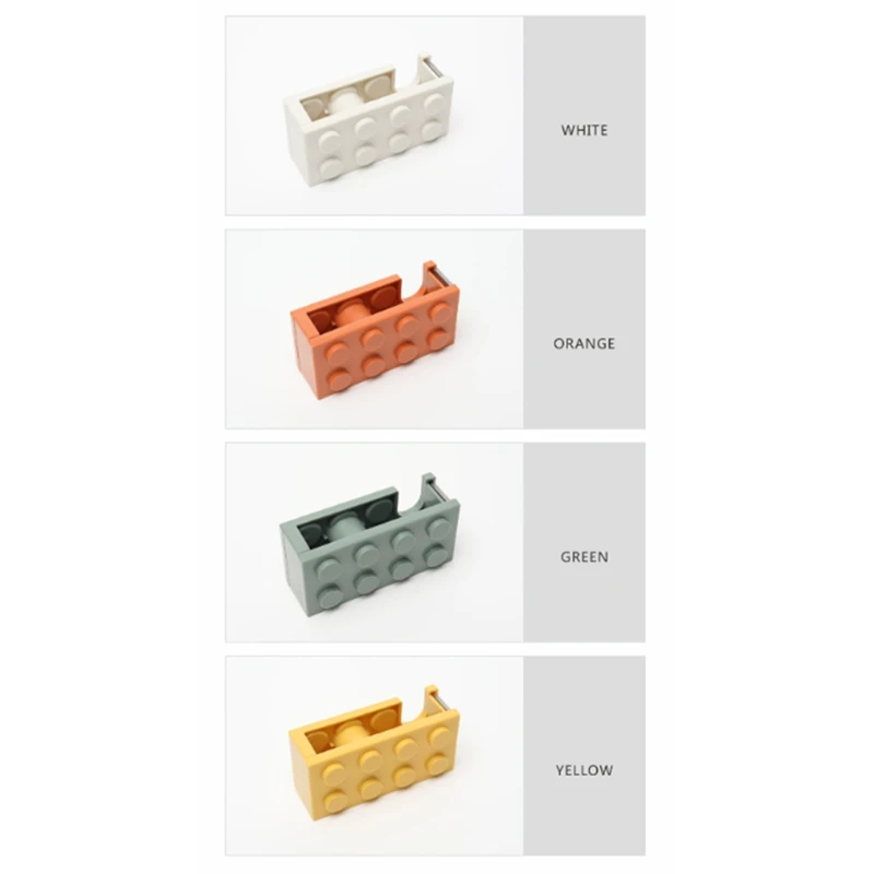 4 Pack Tape Dispenser For Gift Wrapping Tape Cutter For Office Home School And Crafts