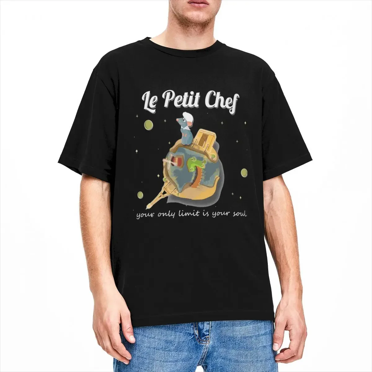 Men Women Le Petit Chef Remy Ratatouille Shirts Apparel Vintage Cotton Mouse Cartoon T Shirts Top Tee Clothes Adult