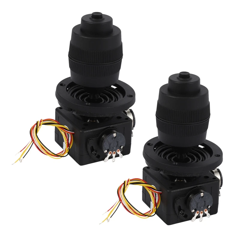 

2X Electronic 4-Axis Joystick Potentiometer Button For JH-D400B-M4 10K 4D Controller With Wire For Industrial