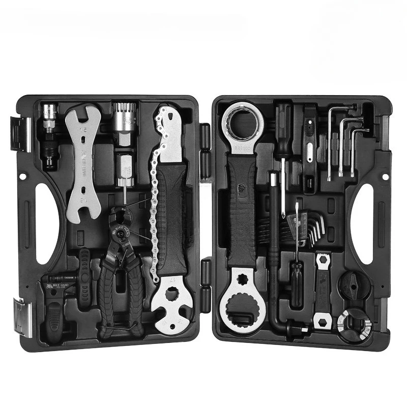 

Road Mountain Bike Multifunctional Toolbox Professional Maintenance and Repair Combination Kit YC-721