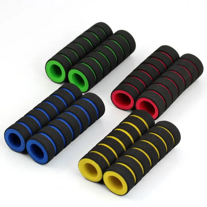 1 Pair Nonslip Foam Sponge Bike Racing Motorcycle Bicycle Handle Bar Grip Cover Drop Shipping