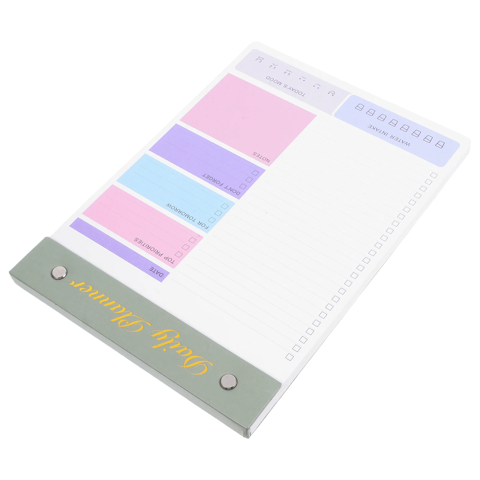 

Creative Minimalist Notepad Schedule Book Large Capacity Tear Off Pages Planner Work Daily Todos File Folder Study Supplies