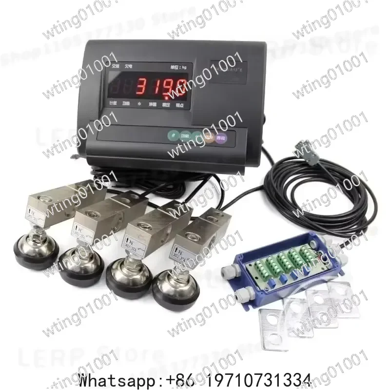 for 0-3T Digital Floor Scale Heavy Duty Platform Weighing System with Indicator Sensor Kit for Livestock Farming Industrial