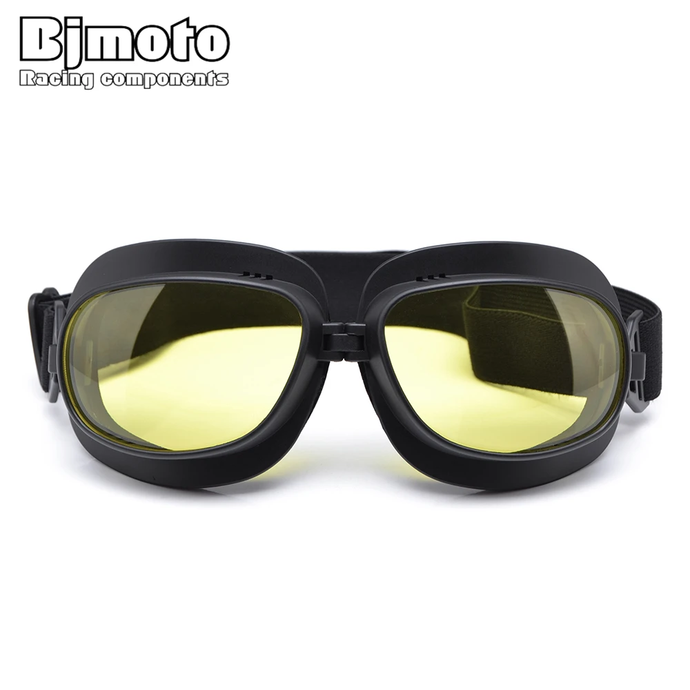 Motorcycle Goggles Retro Vintage Pilot Cruiser Moto Cross Gafas Goggles ATV UTV Scooter