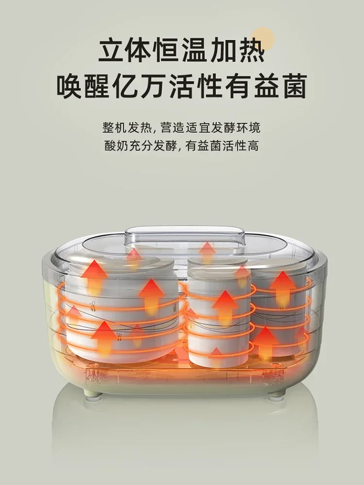 آلة الزبادي المنزلية الصغيرة الأوتوماتيكية بالكامل متعددة الوظائف آلة ناتو آلة النبيذ الأرز تخمير الكيمتشي