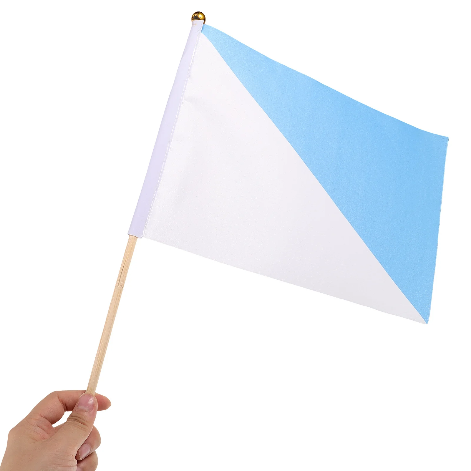 

6Pcs Signal Flag Durable Polyester for Military Events Referee Flags Comfortable Handle Commanding Safety Signal