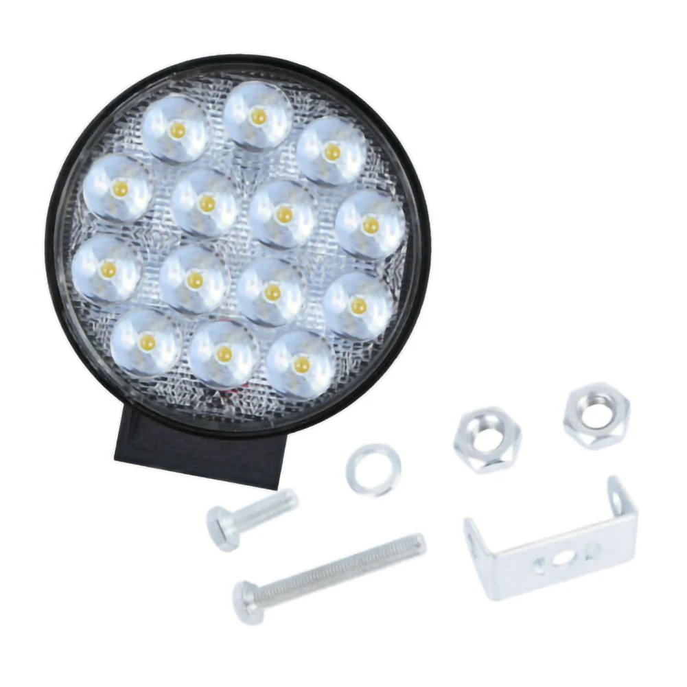 2 Stück Auto LED Arbeits licht 12/24V Runde Auto Spot Lampe 140W Auto LED Tagfahrlicht für Offroad LKW Traktor Boot Geländewagen