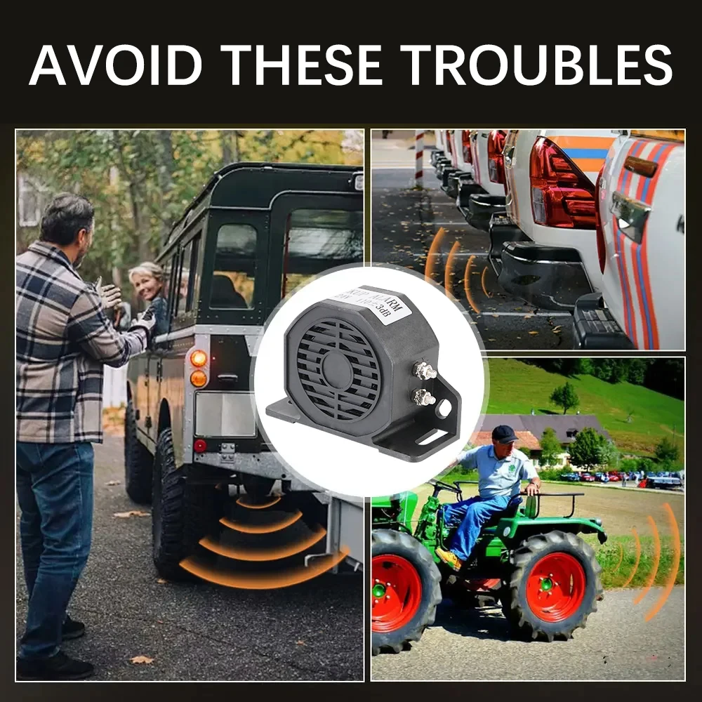 超大音量車のエアホーンセット SUV ボートトラック 12 V/24 V リバースホーン警報バックアップサイレンビーパー車両逆転リマインダー