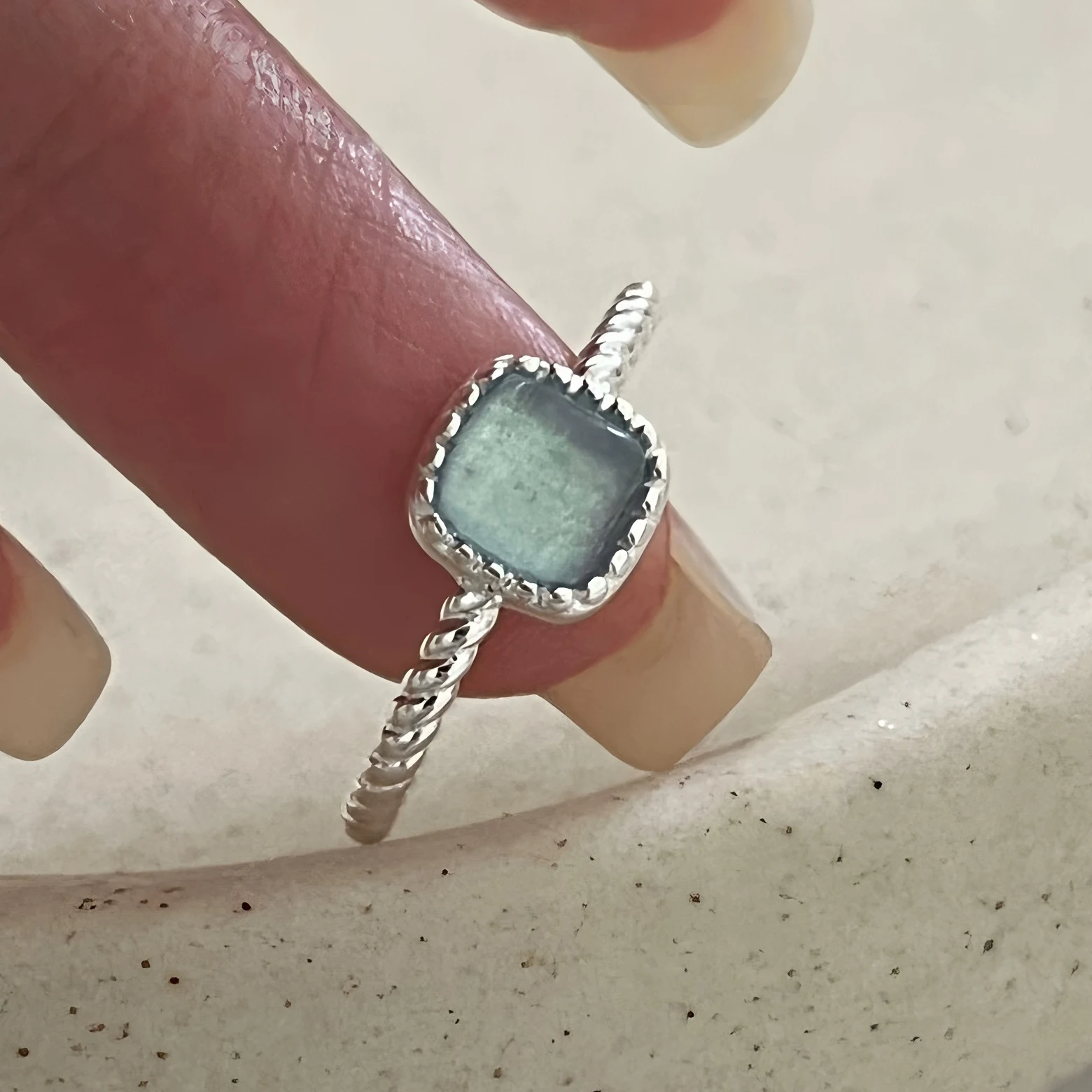Women's 925 Sterling Silver Tigereye Ring, Retro Versatile Design