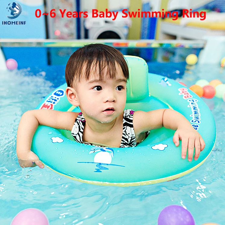 

0~6 Years Baby Swimming Float Inflatable Seat Floating Circle Kids Swimming Pool Accessories PVC Summer Floating Ring