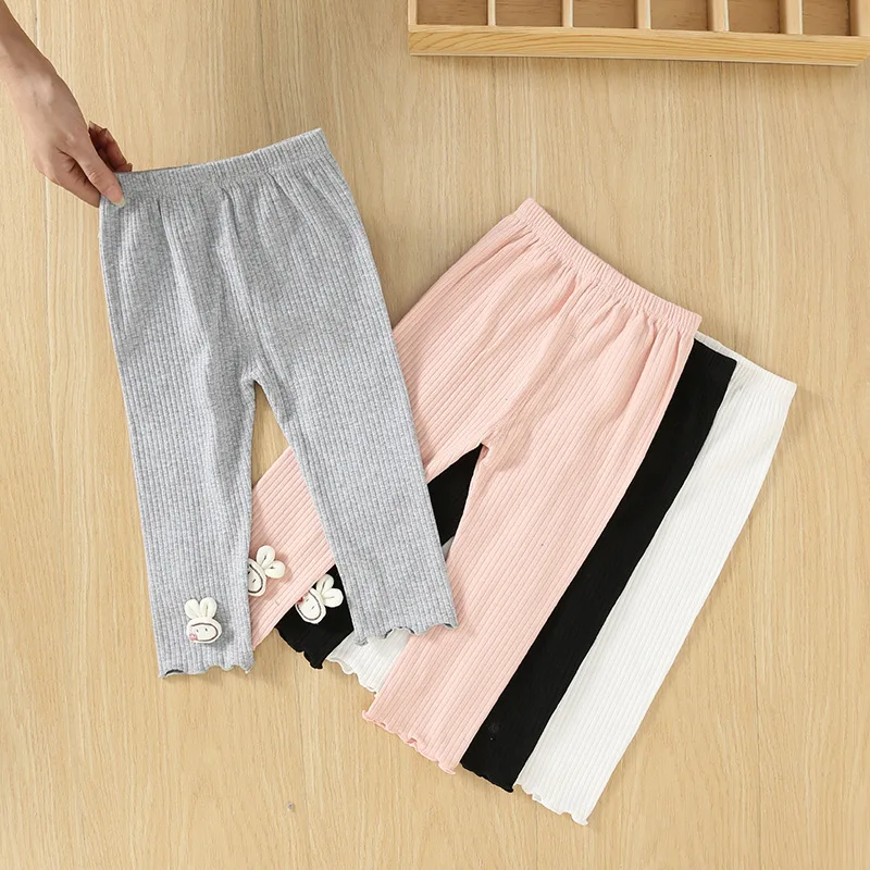 

Весенние леггинсы для девочек 2025 года, корейская версия детских осенних термоштанов, детские штаны на открытом воздухе