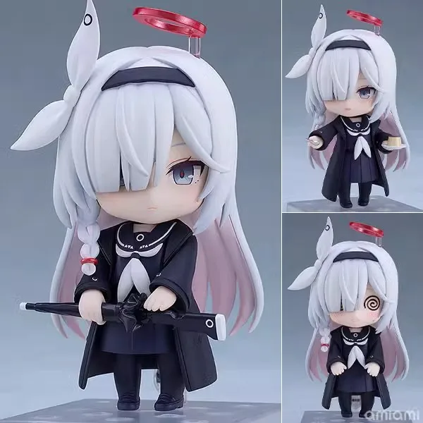 Blue Archive A.R.O.N.A Cute Anime Gaming Peripherals 12cm Action Figurine Desktop Ornament Statue Model Otaku Kawaii Toy Gifts