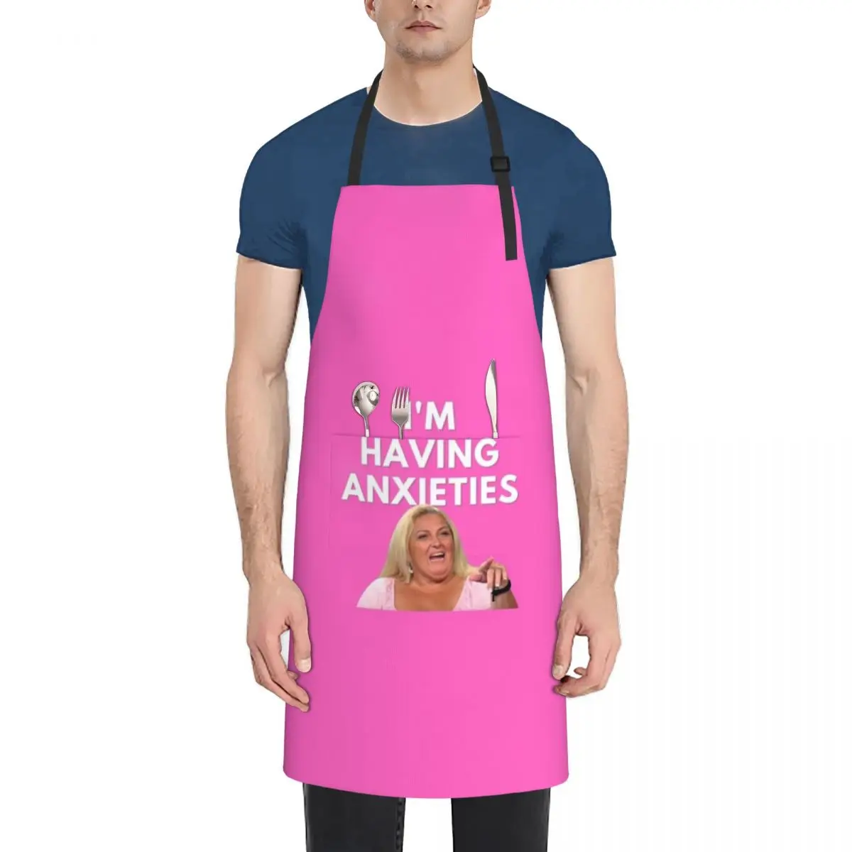 

90 Day Fiance - Angela - Im having anxieties Apron For Man Haircut cookings for women Bib For Kitchen Apron