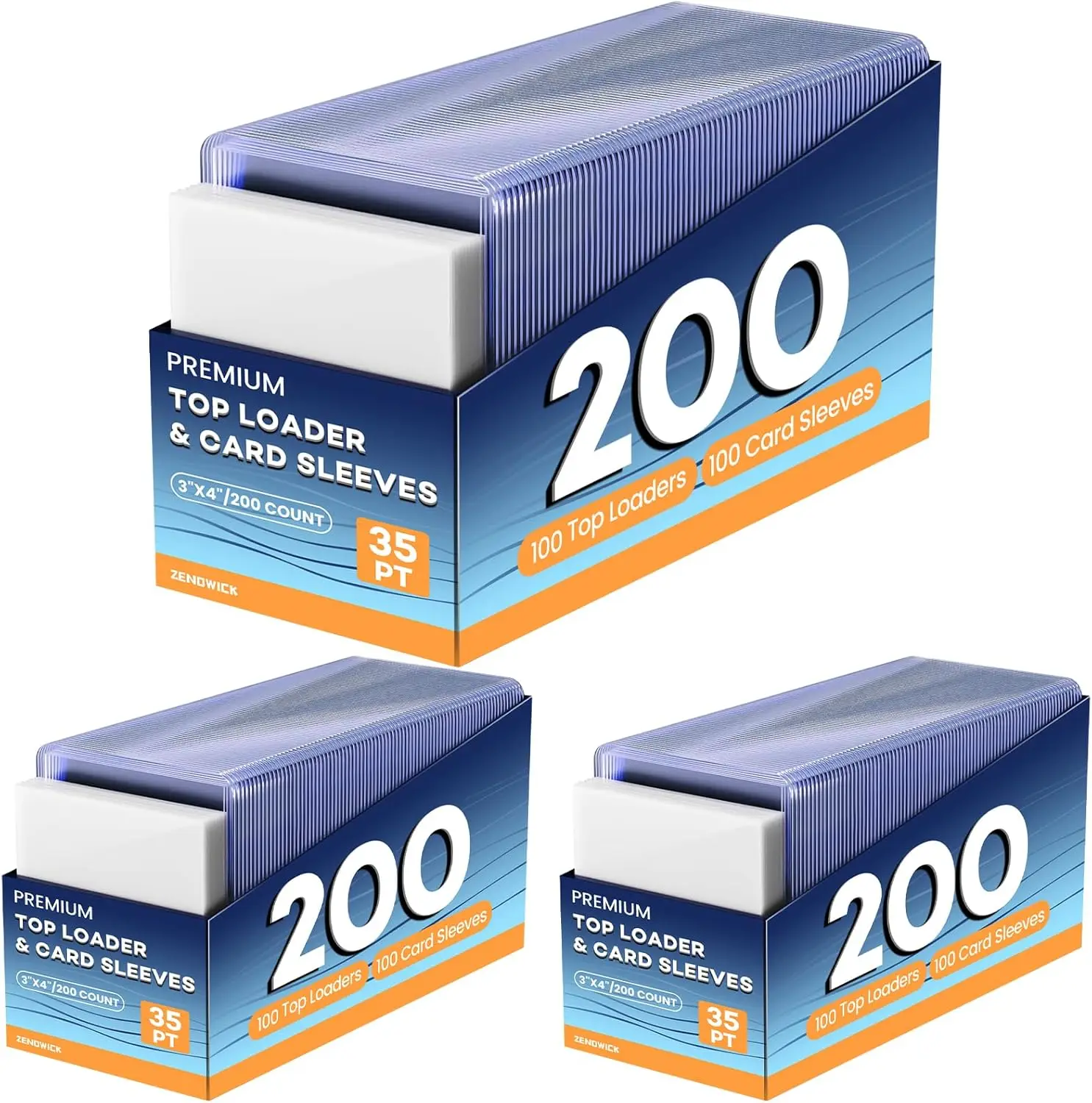 

600 защитных пакетов и держателей для карт, жесткие пластиковые протекторы 3x4 дюйма для коллекционных карт по бейсболу и футболу (по 300 штук каждого размера)