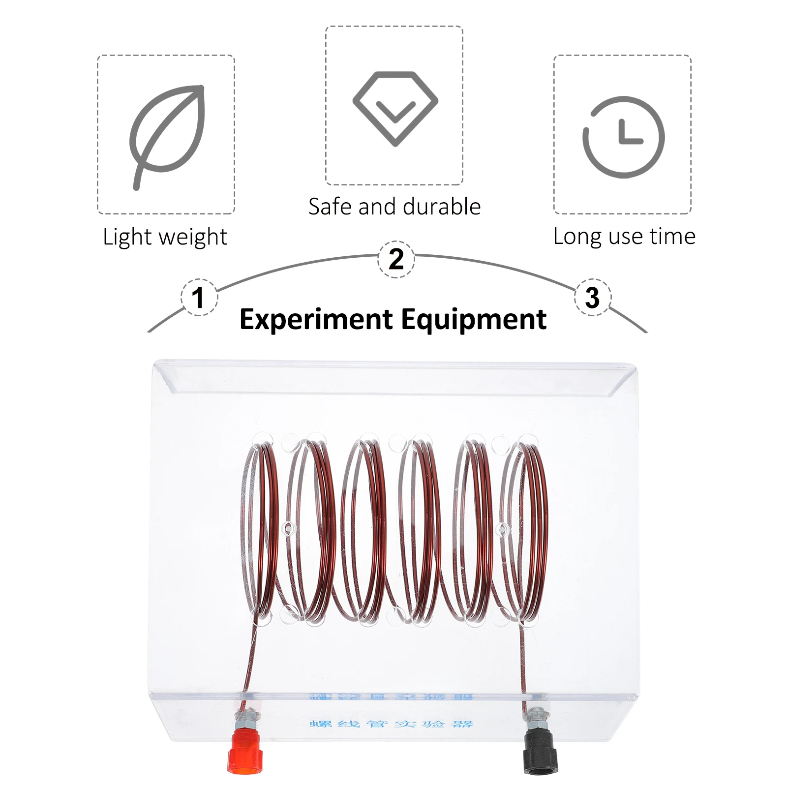الملف اللولبي تجربة الفيزياء لعبة مجسمة البلاستيك النحاس الاطفال التعليمية الجذعية العلوم التعلم أداة اللبنات