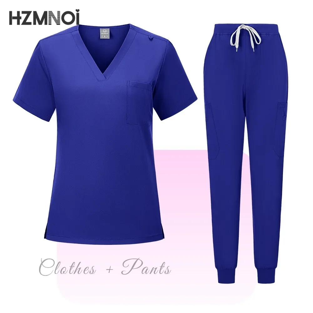 Vêtements de Travail Respirants pour Femme, Uniforme de miles Spa, Ensembles de GIslande ProHanovre Anti-Poussière, Blouse de Laboratoire, Chemise d'Infirmière, Vente en Gros