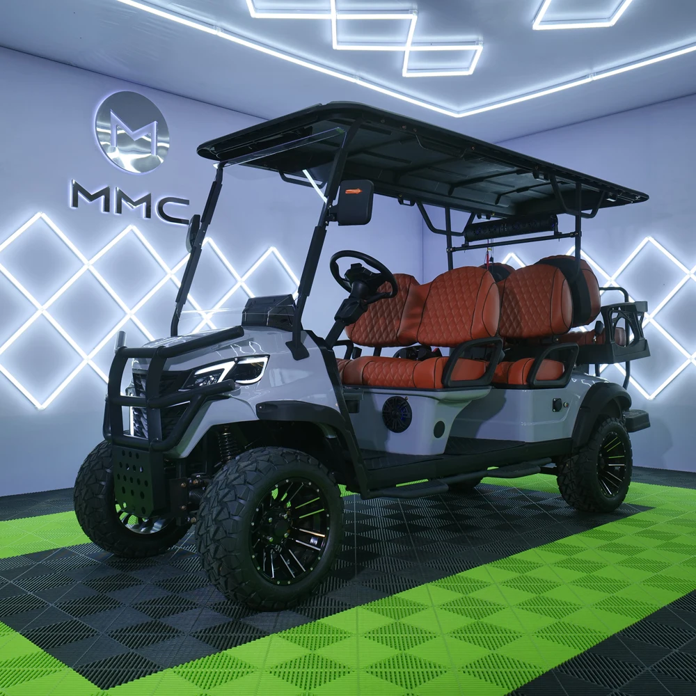 Touch Screen Multimedia Electric Golf Cart Aluminum Alloy Wheels Electric Car for Adults New Energy Four-Wheel Drive Vehicle