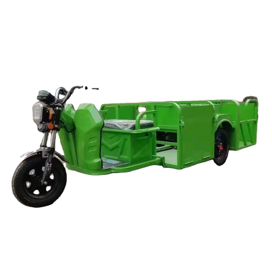 Truck for transporting sanitary garbage cans Electric four-bucket bucket cleaning truck Electric Tricycle Trash Transporter