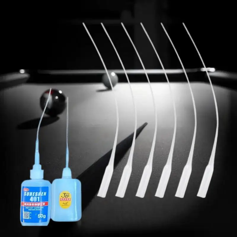 100Pcs/set Glue Tips Plastic Glue Micro-Tips Glue Extender Precision CA Glue Applicator